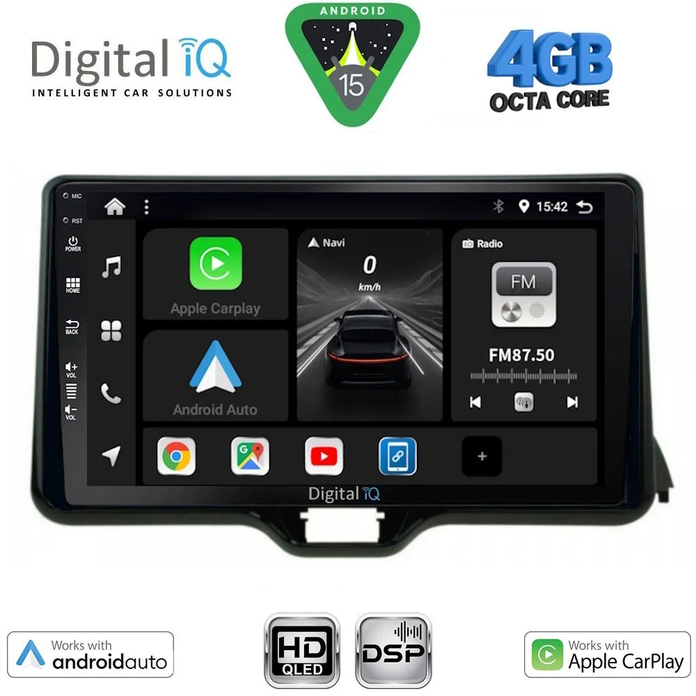 Φωτογραφία προϊόντος: DIGITAL IQ BXF 16738_CPAA (10inc) MULTIMEDIA TABLET for TOYOTA YARIS mod. 2020-2026 - MAZDA 2 mod. 2023-2026