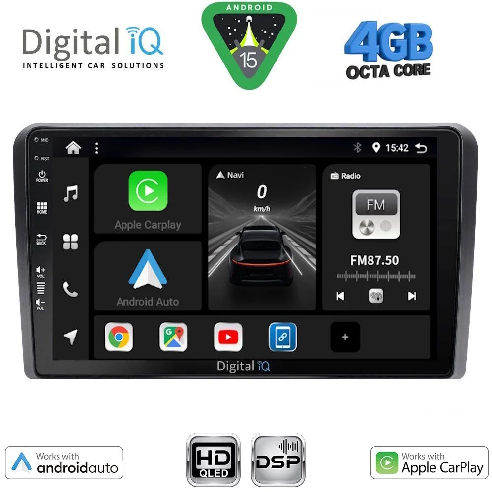 Φωτογραφία προϊόντος: DIGITAL IQ BXF 16003_CPAA (9inc) MULTIMEDIA TABLET for AUDI A3 mod. 2003-2012