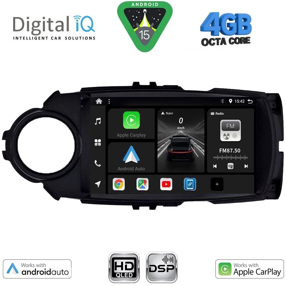 Φωτογραφία προϊόντος: DIGITAL IQ BXF 16737FL_CPAA (9inc) MULTIMEDIA TABLET for TOYOTA YARIS mod. 2015-2020