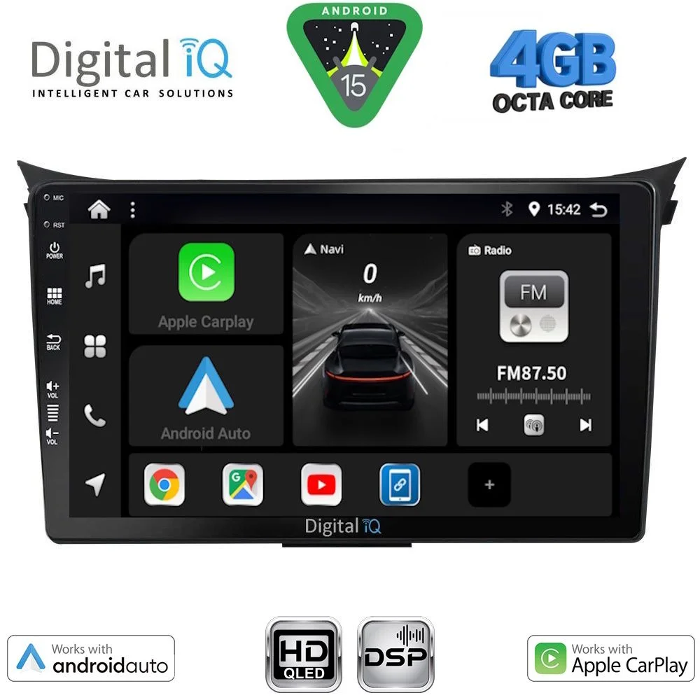 Φωτογραφία προϊόντος: DIGITAL IQ BXF 16232_CPAA (9inc) MULTIMEDIA TABLET for HYUNDAI i30 mod. 2012-2017