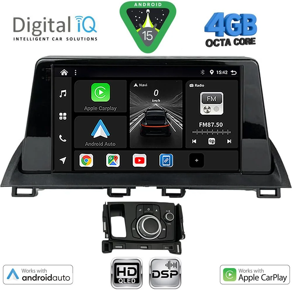Φωτογραφία προϊόντος: DIGITAL IQ BXF 16386_CPAA (9inc) MULTIMEDIA TABLET for MAZDA CX4 mod. 2016-2025