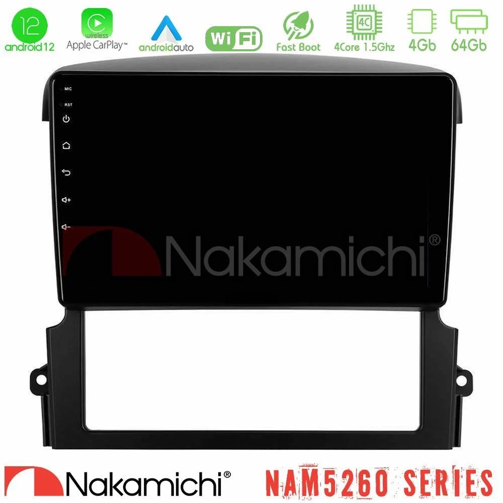 Φωτογραφία προϊόντος: Nakamichi NAM5260 Series 4Core Android12 4+64GB Kia Sorento Navigation Multimedia Tablet 9 Με Carplay & Android Auto