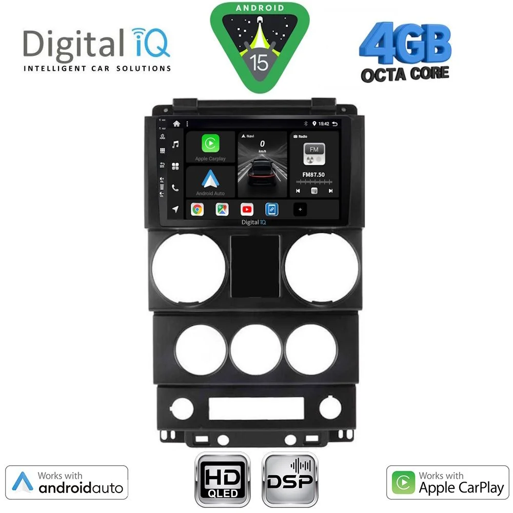 Φωτογραφία προϊόντος: DIGITAL IQ BXF 16292_CPAA (9inc) MULTIMEDIA TABLET for JEEP WRANGLER mod. 2006-2011