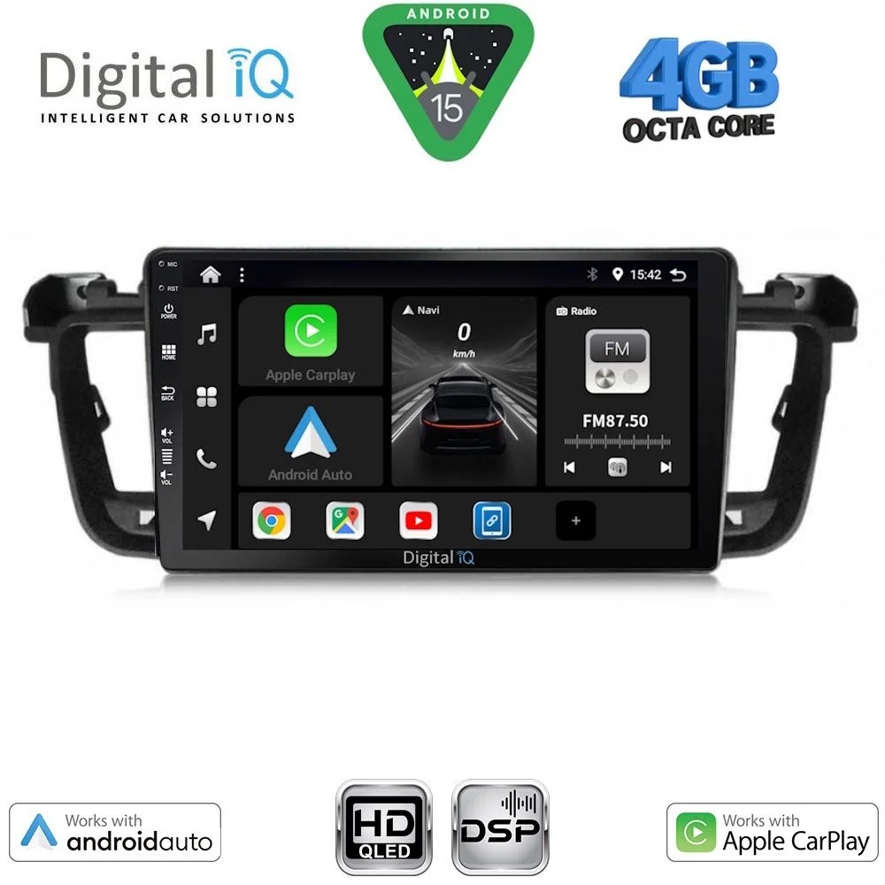 Φωτογραφία προϊόντος: DIGITAL IQ BXF 16518_CPAA (9inc) MULTIMEDIA TABLET for PEUGEOT 508 mod. 2010-2016