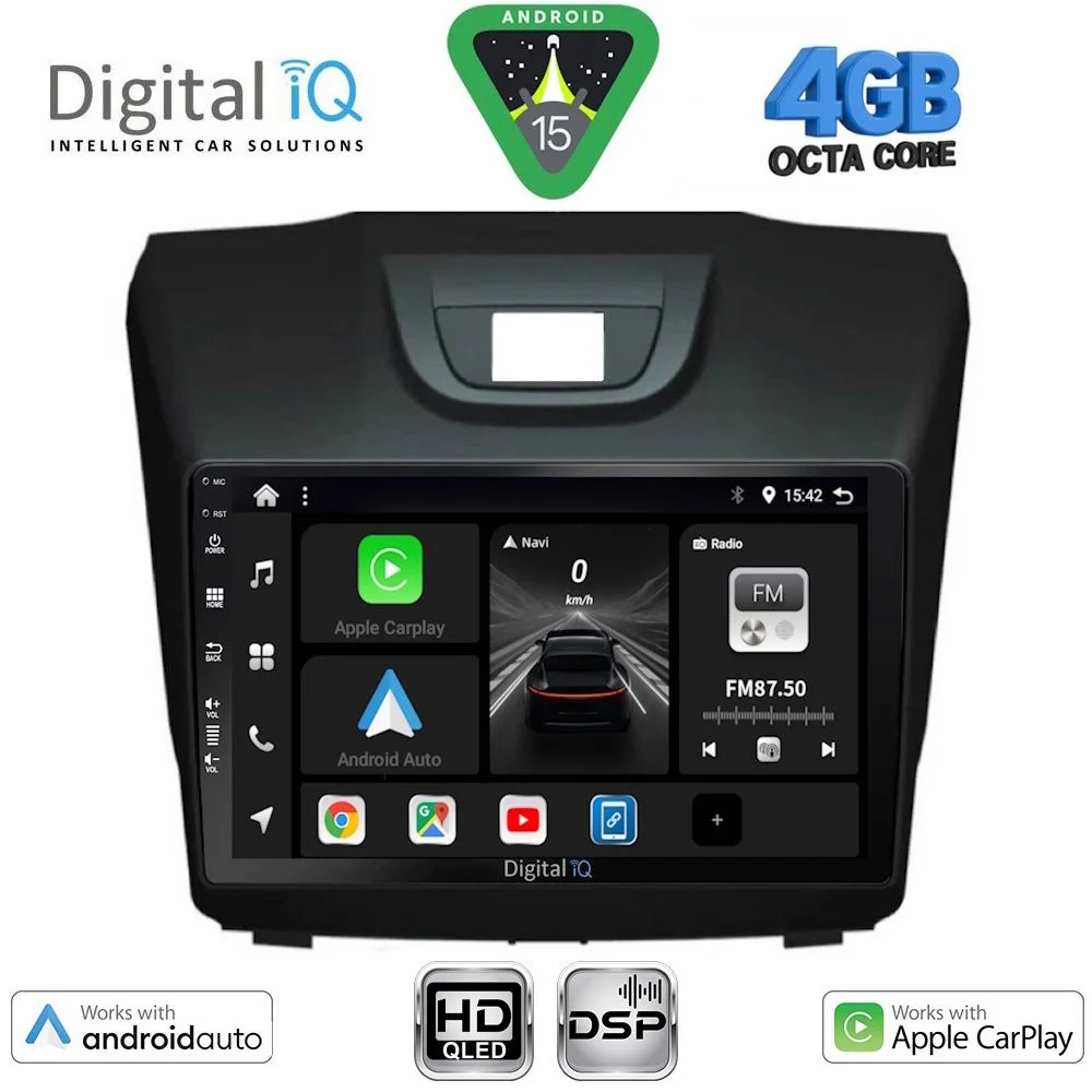 Φωτογραφία προϊόντος: DIGITAL IQ BXF 16255_CPAA (9inc) MULTIMEDIA TABLET for ISUZU DMAX mod. 2012-2020