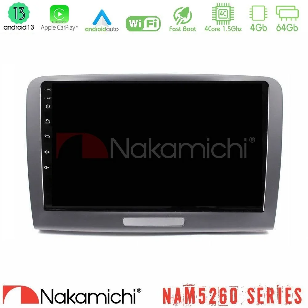 Φωτογραφία προϊόντος: Nakamichi NAM5260 Series 4Core Android13 4+64GB Skoda Superb 2008-2015 Navigation Multimedia Tablet 9 Με Carplay & Android Auto