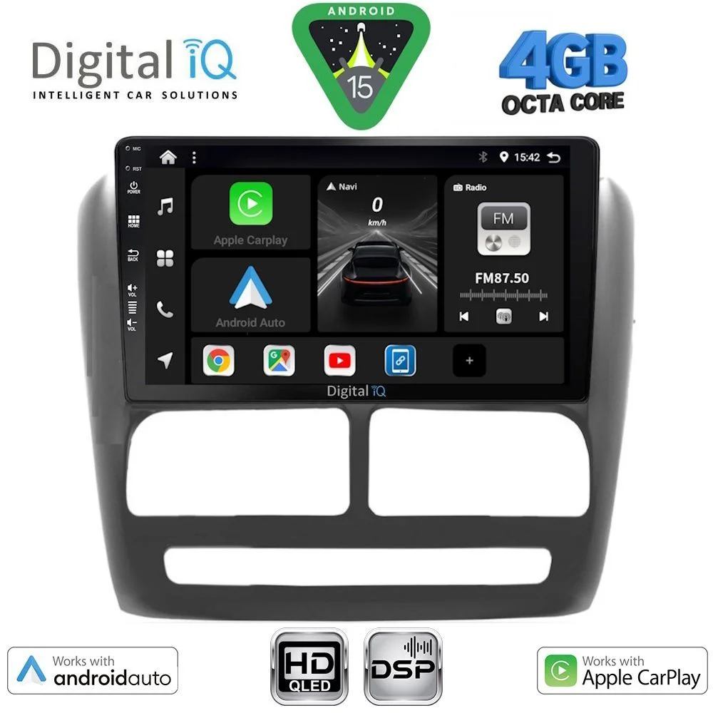 Φωτογραφία προϊόντος: DIGITAL IQ BXF 16137_CPAA (9inc) MULTIMEDIA TABLET for FIAT DOBLO mod. 2010-2015