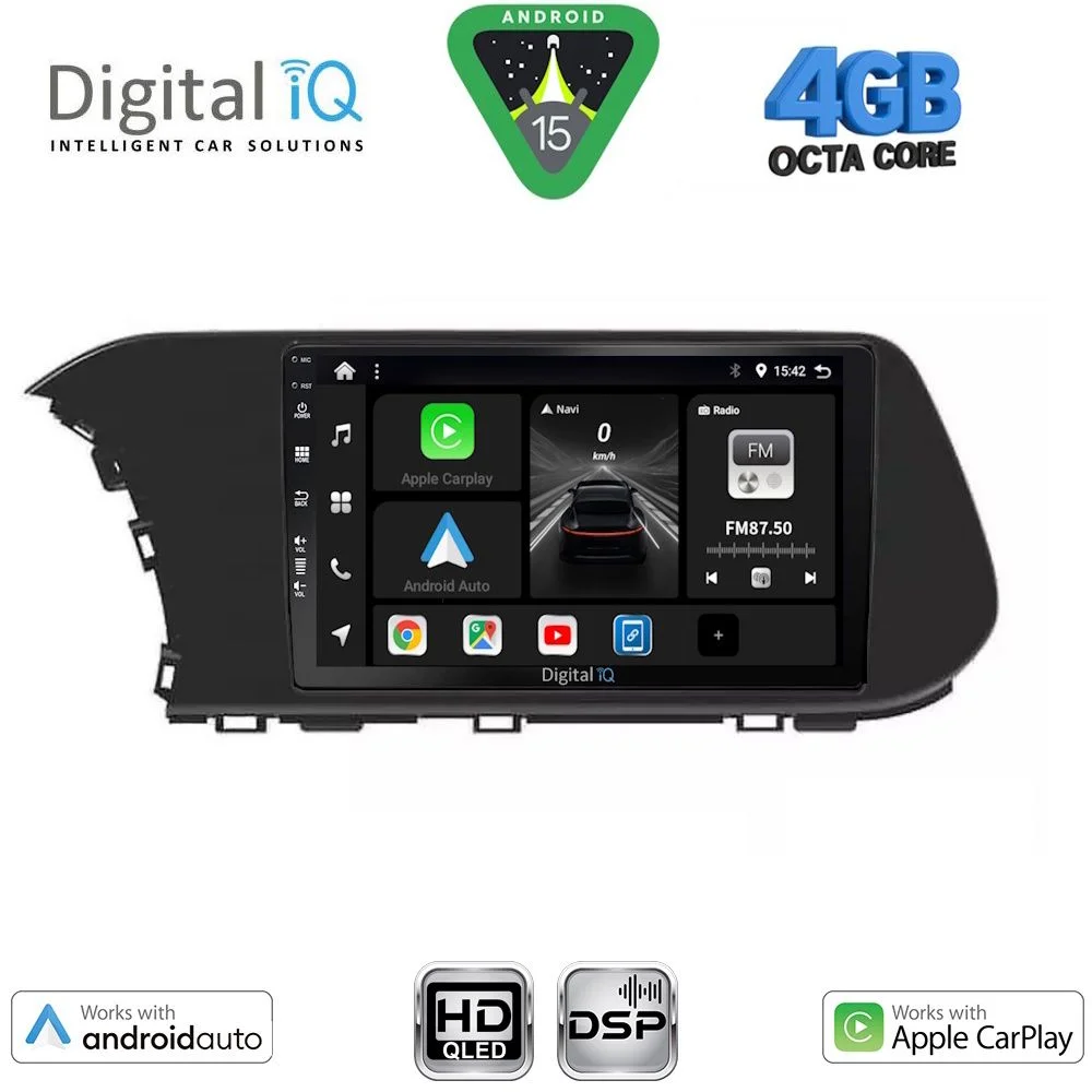 Φωτογραφία προϊόντος: DIGITAL IQ BXF 16220_CPAA (10inc) MULTIMEDIA TABLET for HYUNDAI i20 - BAYON mod. 2021-2026
