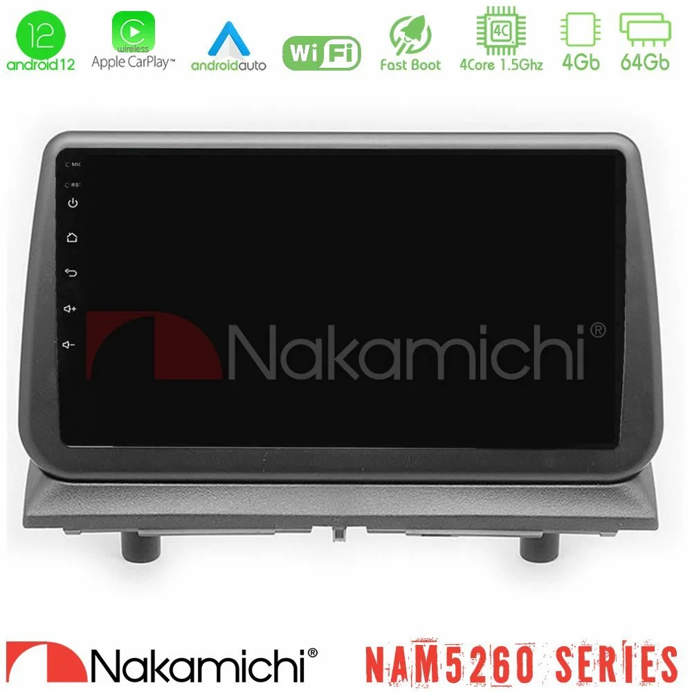 Φωτογραφία προϊόντος: Nakamichi NAM5260 Series Dodge Nitro 2007-2011 4Core Android12 4+64GB Navigation Multimedia Tablet 9″ Με Carplay & Android Auto