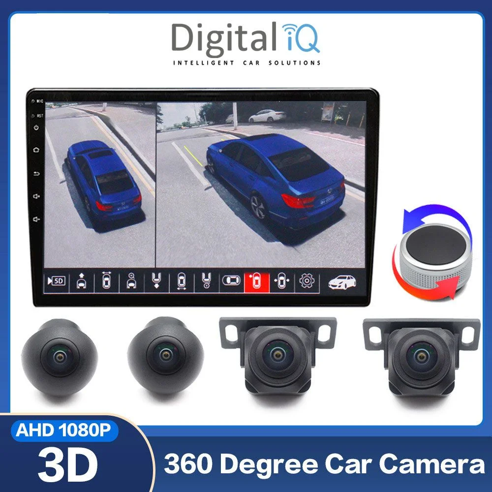 Φωτογραφία προϊόντος: DIGITAL IQ CAM 360° 3D - SET 4 CAMERAS ΠΑΝΟΡΑΜΙΚΗΣ ΘΕΑΣΗΣ (360ο BIRDVIEW) για οθόνες ANDROID
