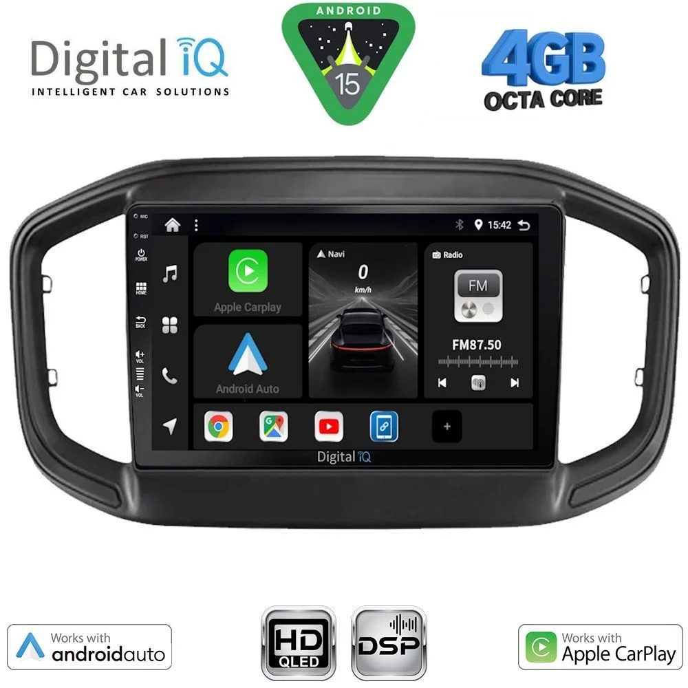 Φωτογραφία προϊόντος: DIGITAL IQ BXF 16147_CPAA (9inc) MULTIMEDIA TABLET for FIAT STRADA mod. 2020-2026