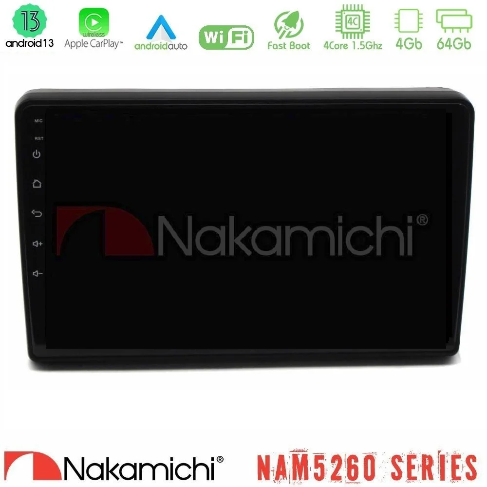 Φωτογραφία προϊόντος: Nakamichi NAM5260 Series 4Core Android13 4+64GB Citroen C5 2008-2019 Navigation Multimedia Tablet 10 Με Carplay & Android Auto