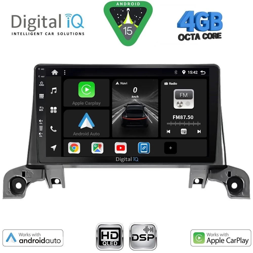 Φωτογραφία προϊόντος: DIGITAL IQ BXF 16519_CPAA (9inc) MULTIMEDIA TABLET for PEUGEOT 3008 - 5008 mod. 2016-2024