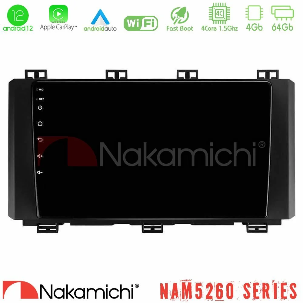 Φωτογραφία προϊόντος: Nakamichi NAM5260 Series 4Core Android12 4+64GB Seat Ateca 2017-2021 Navigation Multimedia Tablet 9 Με Carplay & Android Auto