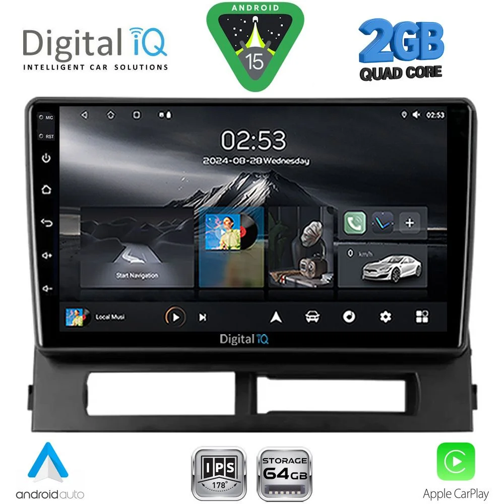 Φωτογραφία προϊόντος: DIGITAL IQ RSD 1728DASH_CPA (9inc) MULTIMEDIA TABLET for TOYOTA PRIUS mod. 2003-2009 (Supports Original Clima-HYBRID)