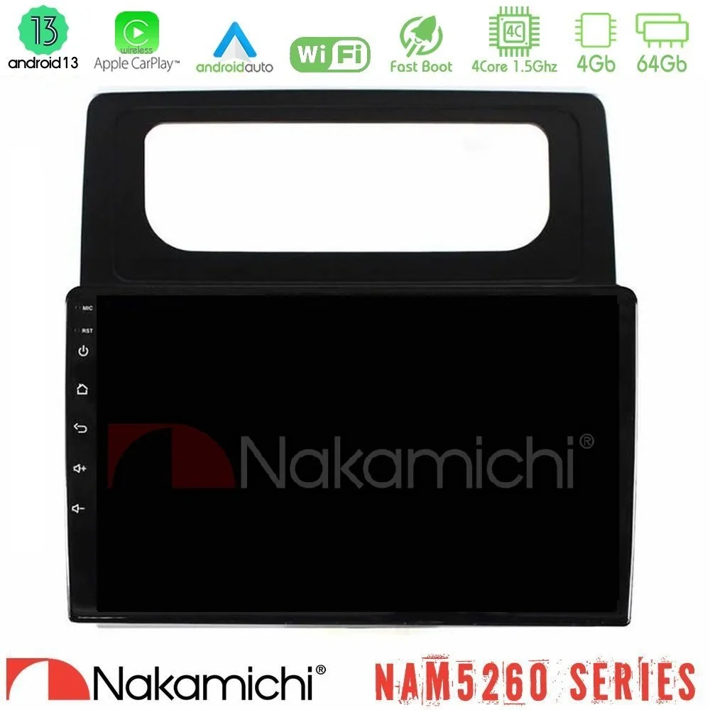 Φωτογραφία προϊόντος: Nakamichi NAM5260 Series 4Core Android13 4+64GB VW Caddy 2004-2014 Navigation Multimedia Tablet 10 Με Carplay & Android Auto