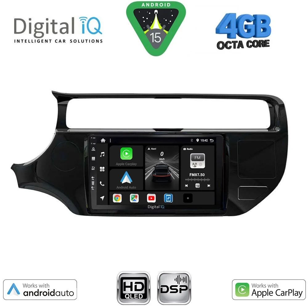 Φωτογραφία προϊόντος: DIGITAL IQ BXF 16315_CPAA (9inc) MULTIMEDIA TABLET for KIA RIO mod. 2015-2018