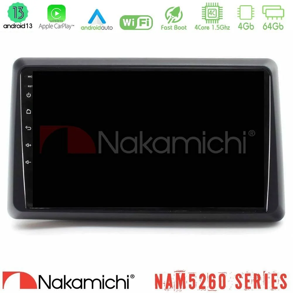 Φωτογραφία προϊόντος: Nakamichi NAM5260 Series 4Core Android13 4+64GB Renault Express 2020-2025 Navigation Multimedia Tablet 9 Με Carplay & Android Auto