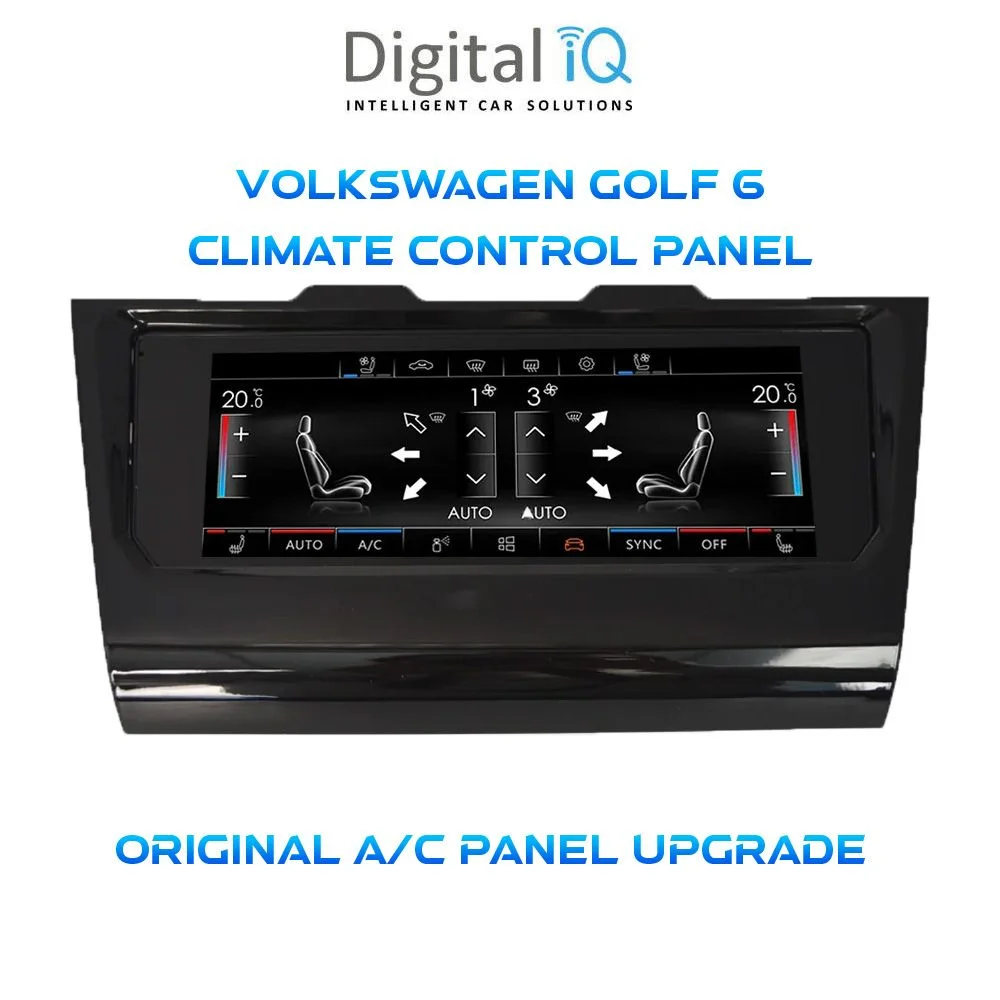 Φωτογραφία προϊόντος: DIGITAL IQ CCP 746_CP (6.9") (PQ) CLIMATE CONTROL PANEL for VW GOLF 6 mod. 2008-2013