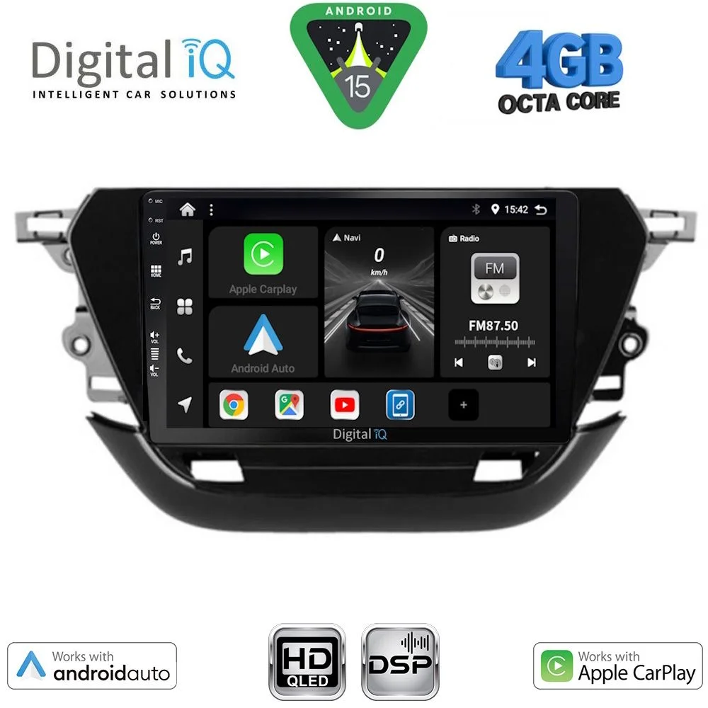 Φωτογραφία προϊόντος: DIGITAL IQ BXF 16487_CPAA (9inc) MULTIMEDIA TABLET for OPEL CORSA F mod. 2019-2024