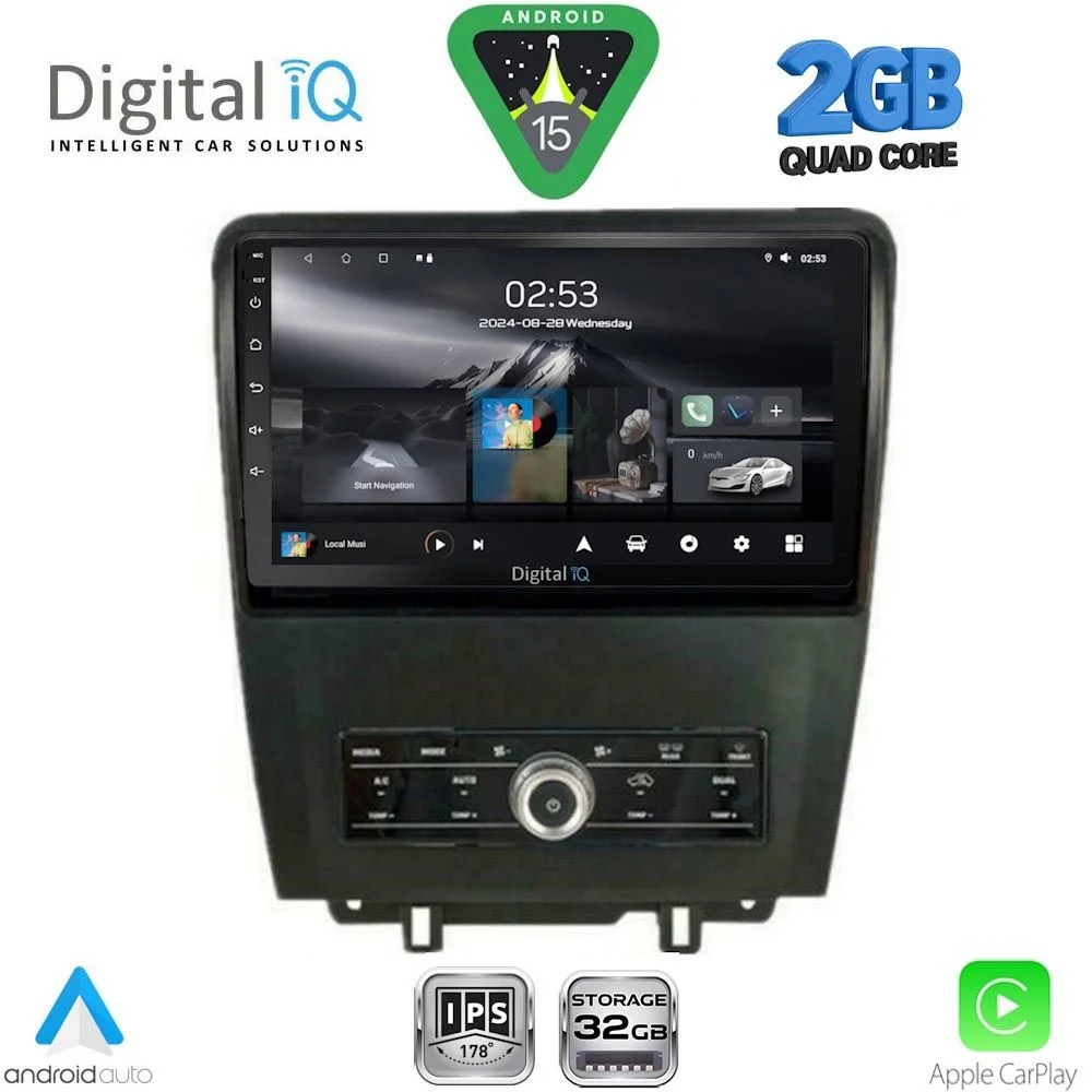 Φωτογραφία προϊόντος: DIGITAL IQ RSD 1165_CPA (9inc) MULTIMEDIA TABLET for FORD MUSTANG mod. 2010-2015