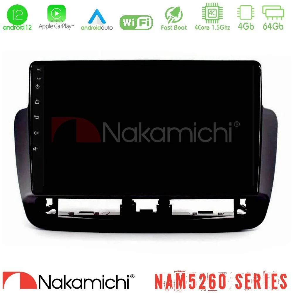 Φωτογραφία προϊόντος: Nakamichi NAM5260 Series 4Core Android12 4+64GB Seat Ibiza 2012-2015 Navigation Multimedia Tablet 9 Με Carplay & Android Auto
