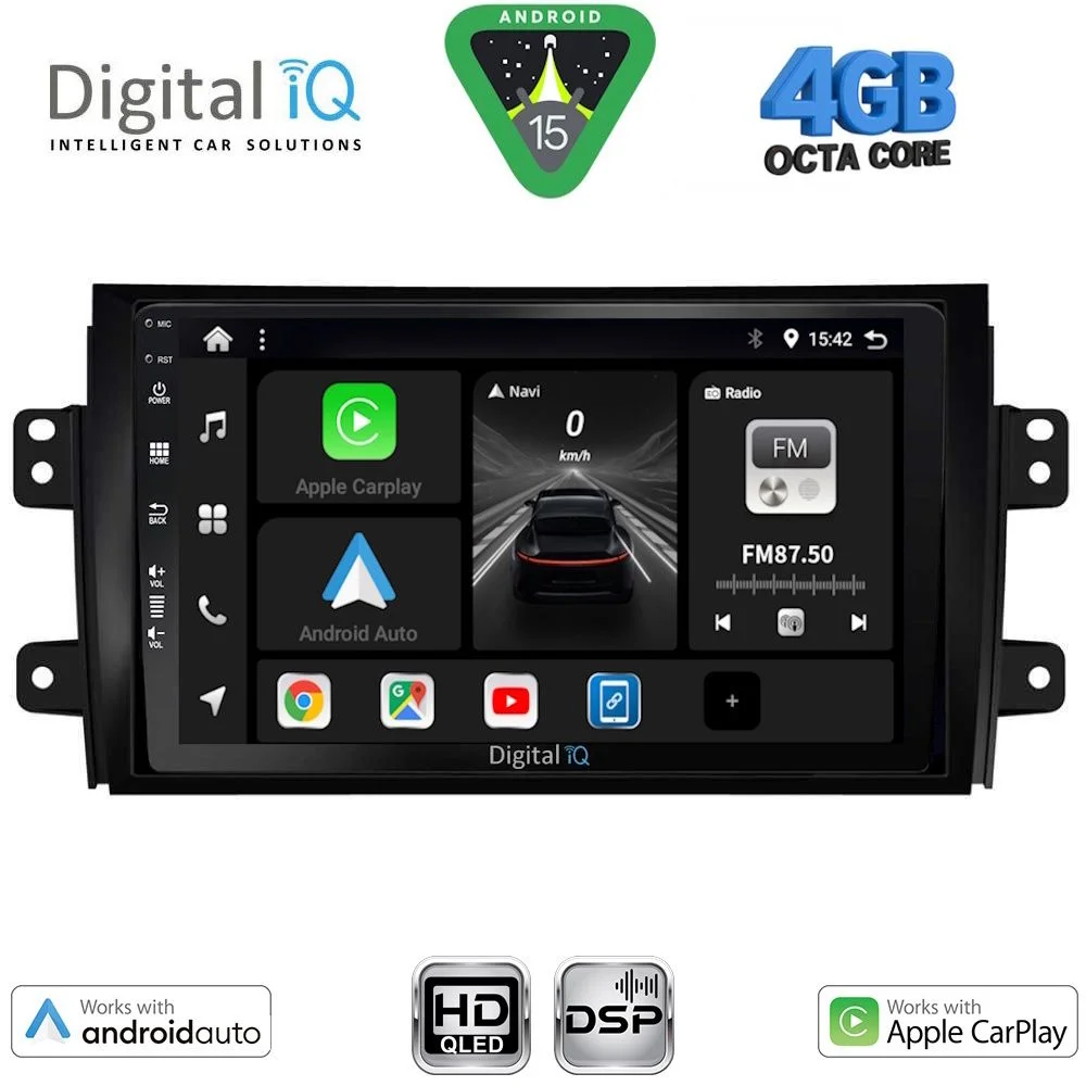 Φωτογραφία προϊόντος: DIGITAL IQ BXF 16688_CPAA (9inc) MULTIMEDIA TABLET for FIAT SEDICI – SUZUKI SX4 mod. 2005-2013