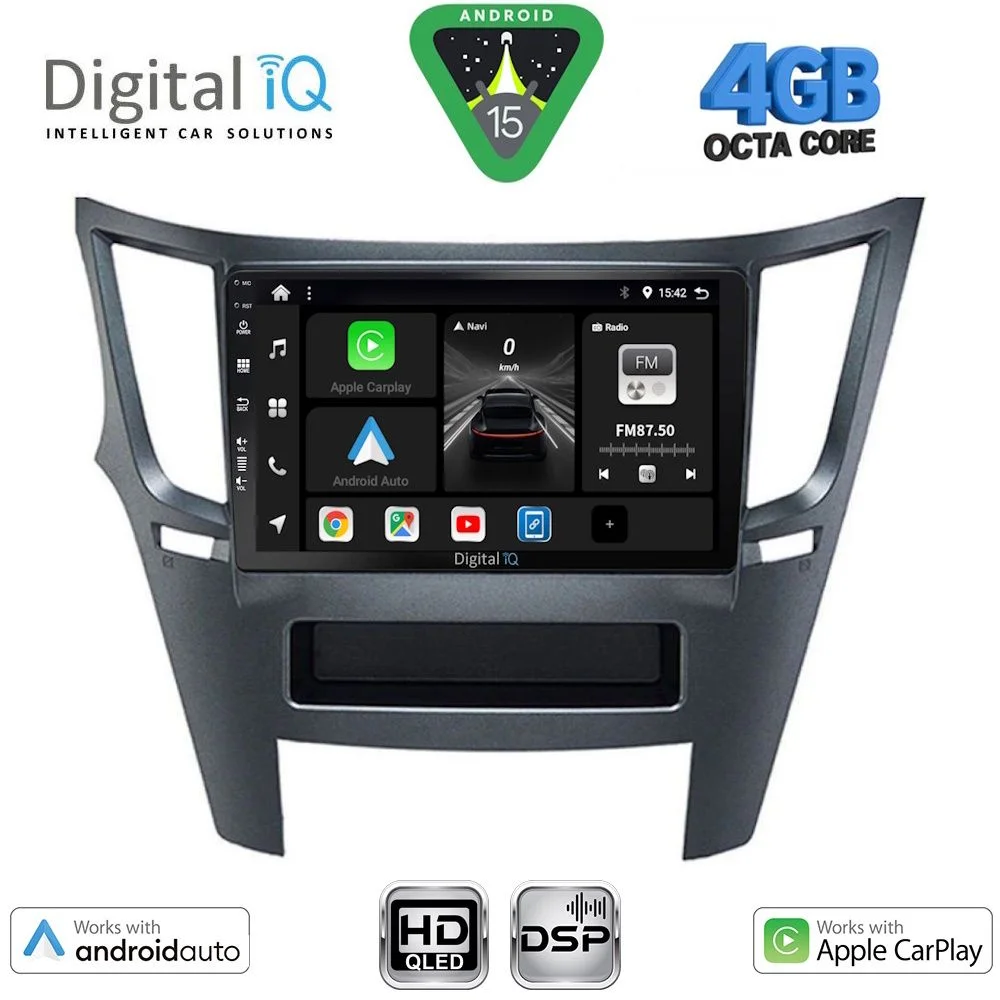Φωτογραφία προϊόντος: DIGITAL IQ BXF 16667_CPAA (9inc) MULTIMEDIA TABLET for SUBARU LEGACY - OUTBACK mod. 2009-2014