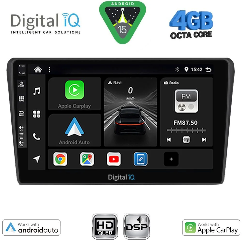 Φωτογραφία προϊόντος: DIGITAL IQ BXF 16704BL_CPAA (9inc) MULTIMEDIA TABLET for TOYOTA AVENSIS (T25) mod. 2003-2009 (BLACK)