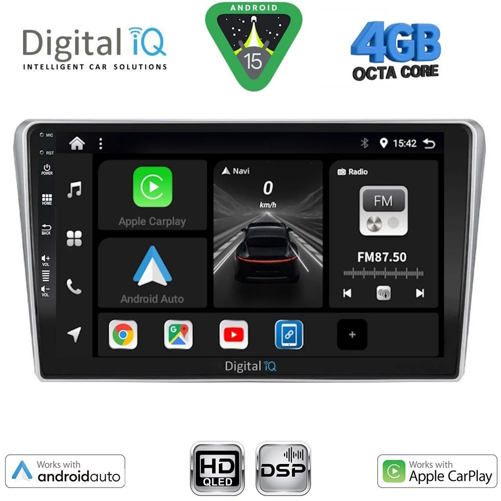 Φωτογραφία προϊόντος: DIGITAL IQ BXF 16704SL_CPAA (9inc) MULTIMEDIA TABLET for TOYOTA AVENSIS (T25) mod. 2003-2009 (SILVER)
