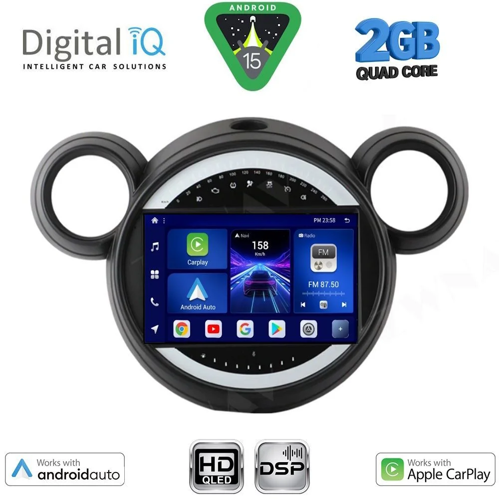 Φωτογραφία προϊόντος: DIGITAL IQ BXC 3065_CPAA (9inc) MULTIMEDIA TABLET for MINI COUNTRYMAN (R60) mod. 2010-2016 - PACEMAN (R61) mod. 2013-2016