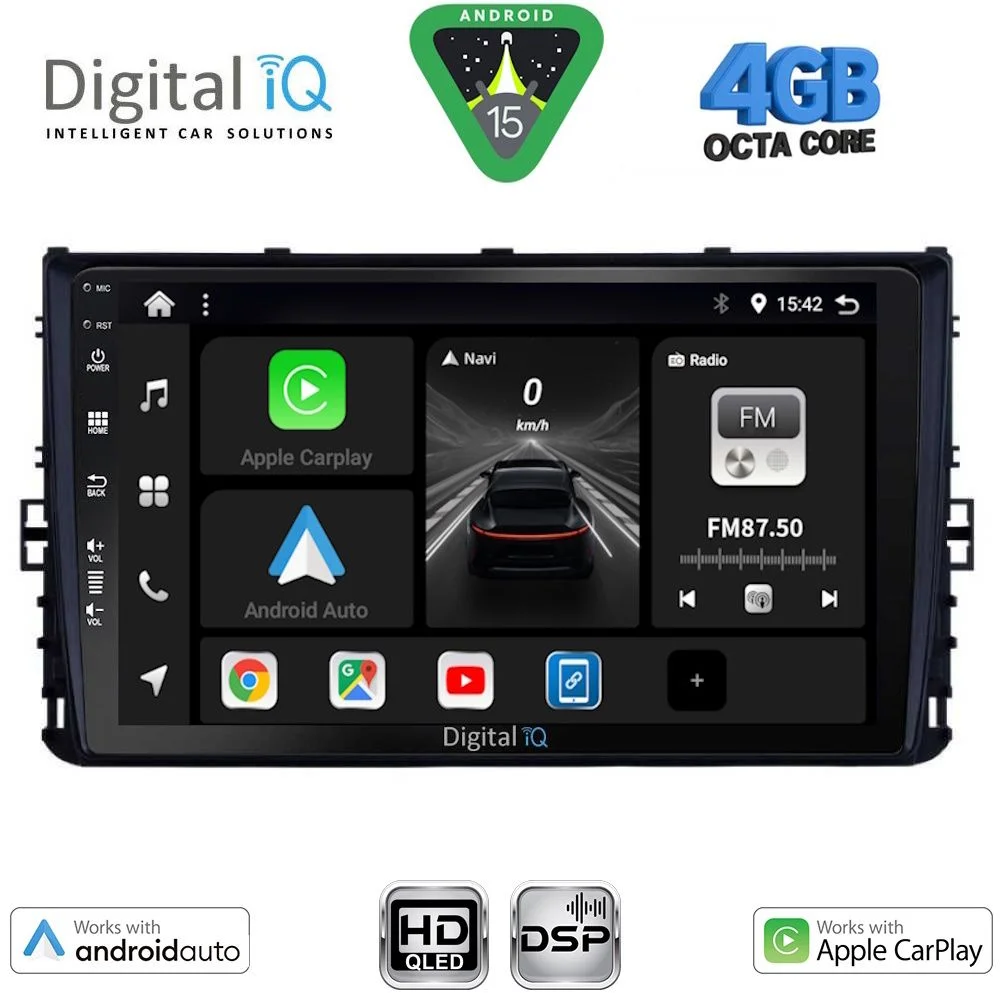 Φωτογραφία προϊόντος: DIGITAL IQ BXF 16758_CPAA (9inc) MULTIMEDIA TABLET for VW POLO – TROC – TCROSS mod. 2017-2026