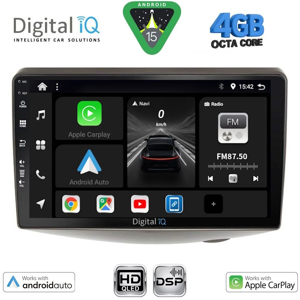 Φωτογραφία προϊόντος: DIGITAL IQ BXF 16735_CPAA (9inc) MULTIMEDIA TABLET for TOYOTA YARIS mod. 1999-2006