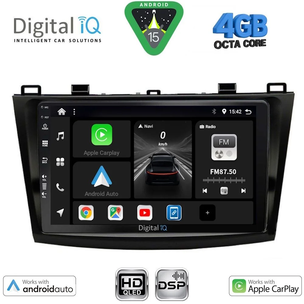Φωτογραφία προϊόντος: DIGITAL IQ BXF 16366_CPAA (9inc) MULTIMEDIA TABLET for MAZDA 3 mod. 2009-2014