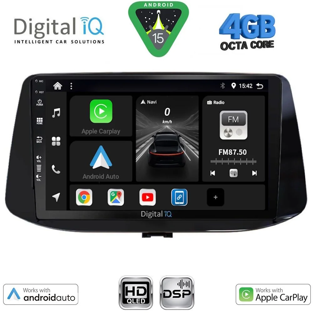 Φωτογραφία προϊόντος: DIGITAL IQ BXF 16233_CPAA (9inc) MULTIMEDIA TABLET for HYUNDAI i30 mod. 2018-2025