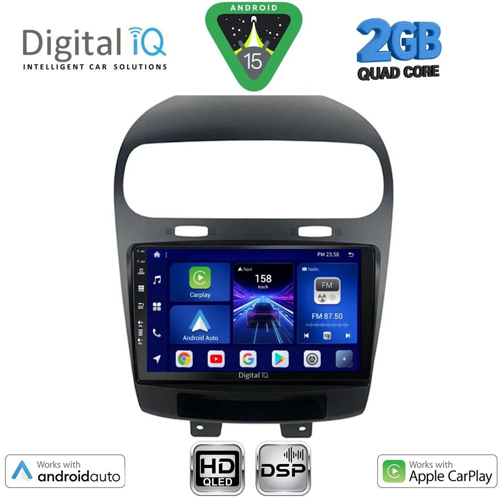 Φωτογραφία προϊόντος: DIGITAL IQ BXC 3144_CPAA (9inc) MULTIMEDIA TABLET for FIAT FREEMONT mod. 2008-2020