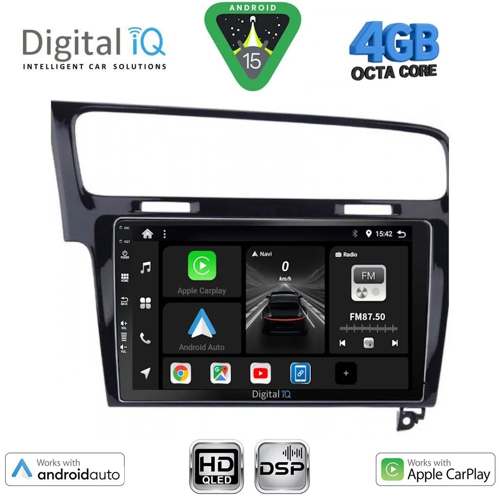 Φωτογραφία προϊόντος: DIGITAL IQ BXF 16747BL_CPAA (10inc) MULTIMEDIA TABLET for VW GOLF 7 mod. 2013-2020