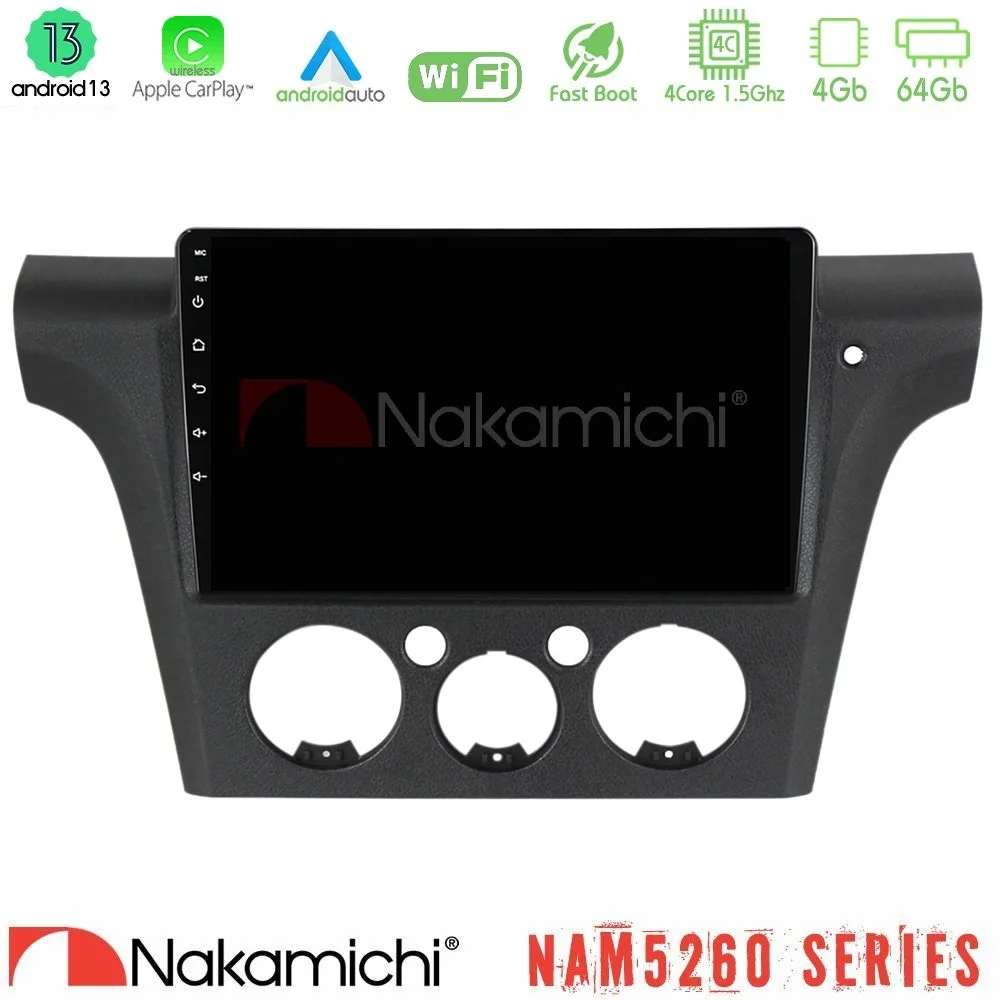 Φωτογραφία προϊόντος: Nakamichi NAM5260 Series 4Core Android13 4+64GB Mitsubishi Outlander 2002 – 2007 Navigation Multimedia Tablet 9 Με Carplay & Android Auto