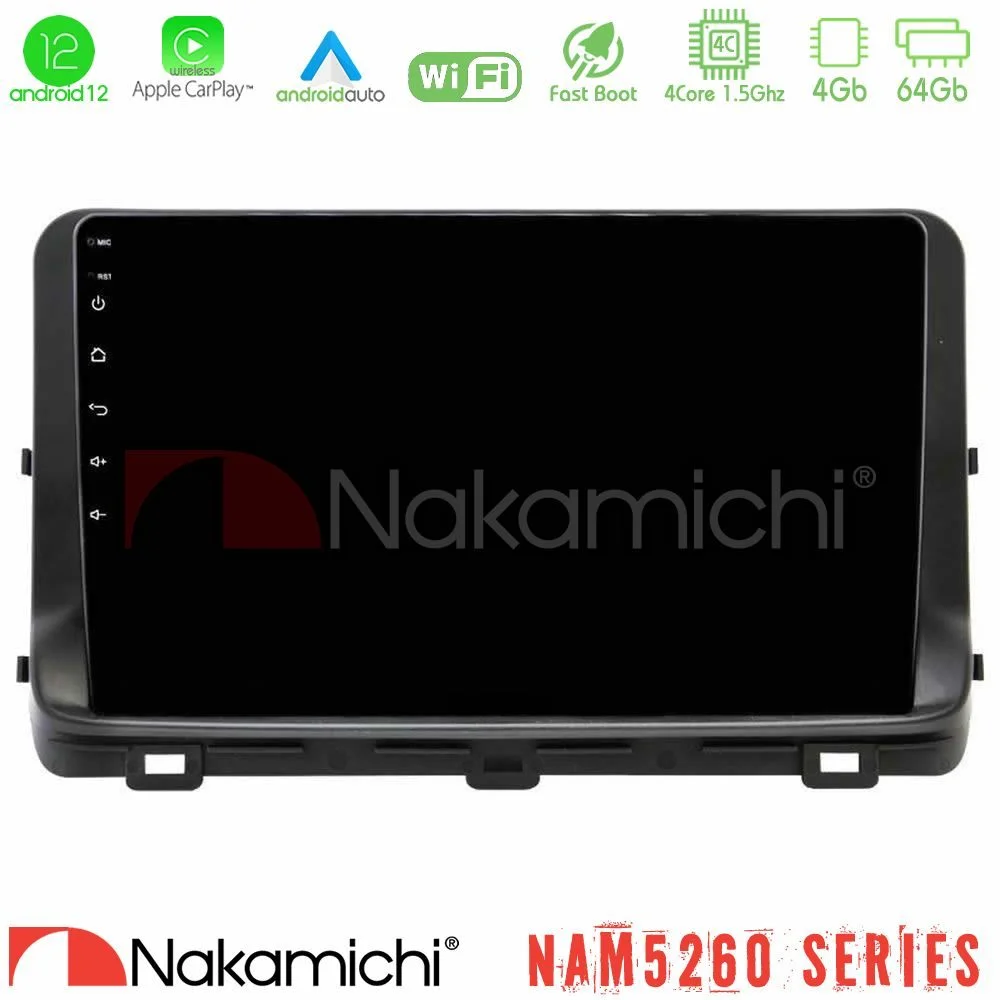 Φωτογραφία προϊόντος: Nakamichi NAM5260 Series 4Core Android12 4+64GB Kia Ceed 2018-2023 Navigation Multimedia Tablet 10 Με Carplay & Android Auto