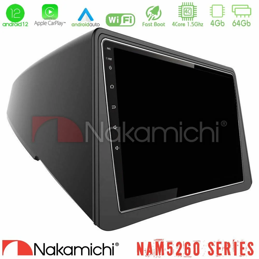 Φωτογραφία προϊόντος: Nakamichi NAM5260 Series 4Core Android12 4+64GB Opel Mokka Navigation Multimedia Tablet 9 Με Carplay & Android Auto