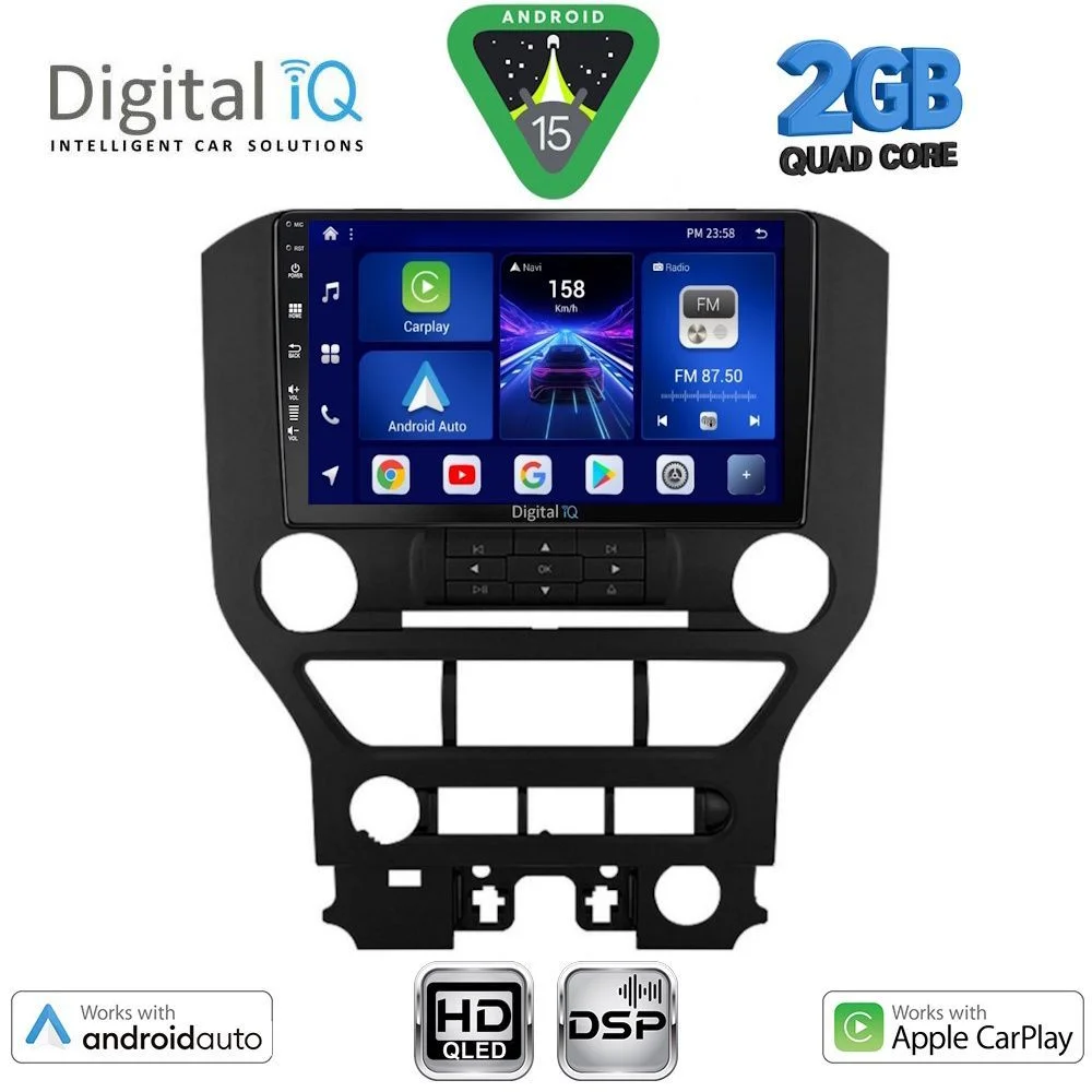 Φωτογραφία προϊόντος: DIGITAL IQ BXC 3166_CPAA 3BUT (9inc) MULTIMEDIA TABLET for FORD MUSTANG mod. 2015-2020