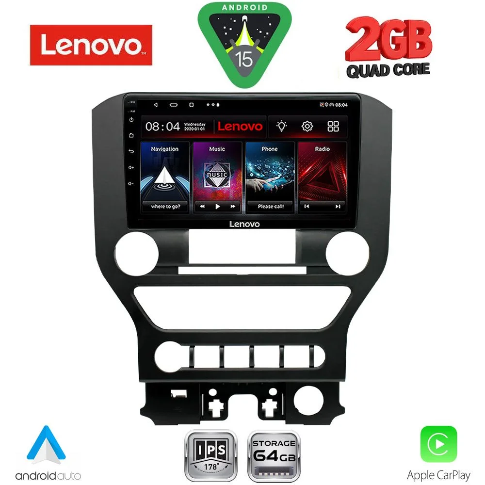Φωτογραφία προϊόντος: LENOVO LVD 2166_CPA 4BUT (9inc) MULTIMEDIA TABLET for FORD MUSTANG mod. 2015-2020