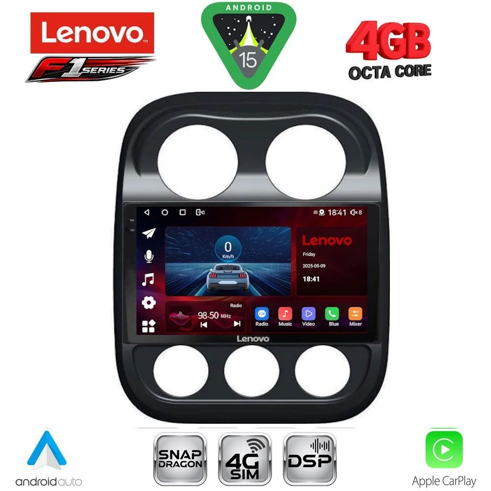 Φωτογραφία προϊόντος: LENOVO SSQ 9277_CPA (10inc) MULTIMEDIA TABLET for JEEP COMPASS – PATRIOT mod. 2007-2016