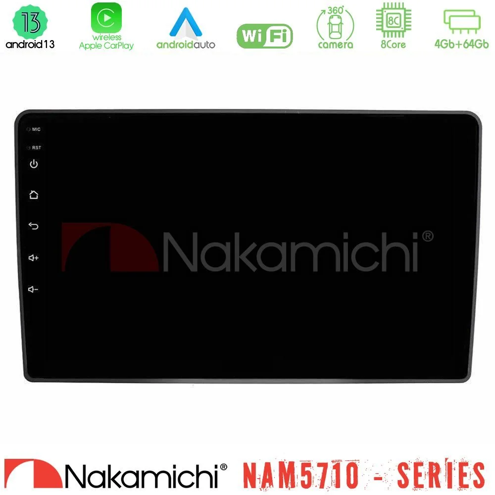 Φωτογραφία προϊόντος: Nakamichi NAM5710 Series 8Core Android13 4+64GB VW Passat Navigation Multimedia Tablet 9