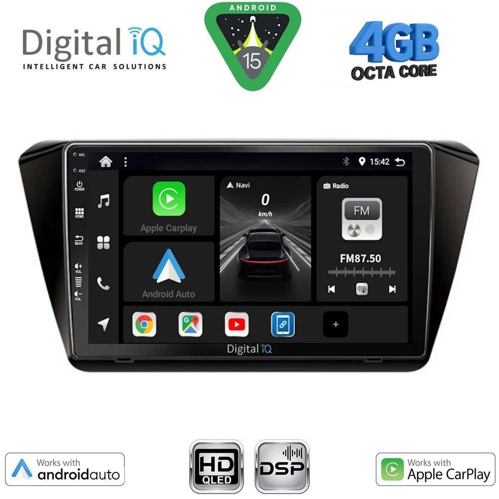 Φωτογραφία προϊόντος: DIGITAL IQ BXF 16605_CPAA (10inc) MULTIMEDIA TABLET for SKODA SUPERB mod. 2015-2023
