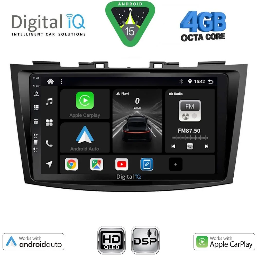 Φωτογραφία προϊόντος: DIGITAL IQ BXF 16685_CPAA (9inc) MULTIMEDIA TABLET for SUZUKI SWIFT mod. 2011-2016
