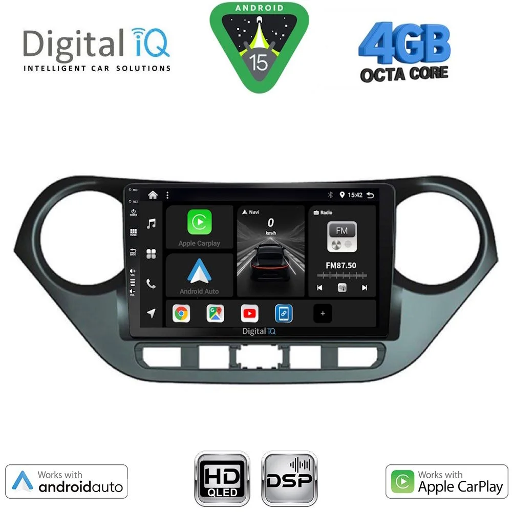 Φωτογραφία προϊόντος: DIGITAL IQ BXF 16224_CPAA (9inc) MULTIMEDIA TABLET for HYUNDAI i10 mod. 2014-2020