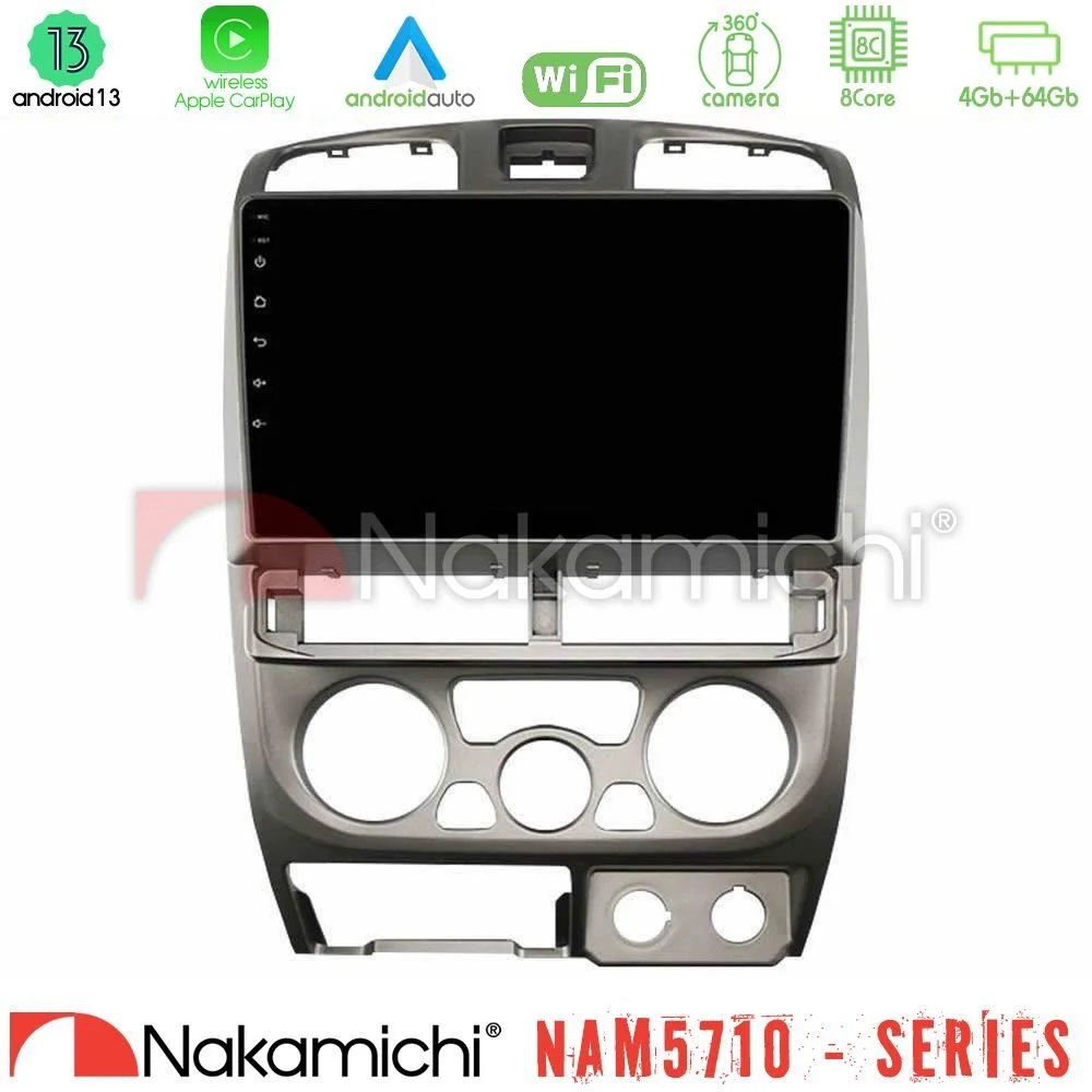 Φωτογραφία προϊόντος: Nakamichi NAM5710 Series 8Core Android13 4+64GB Isuzu D-Max 2004-2006 Navigation Multimedia Tablet 9