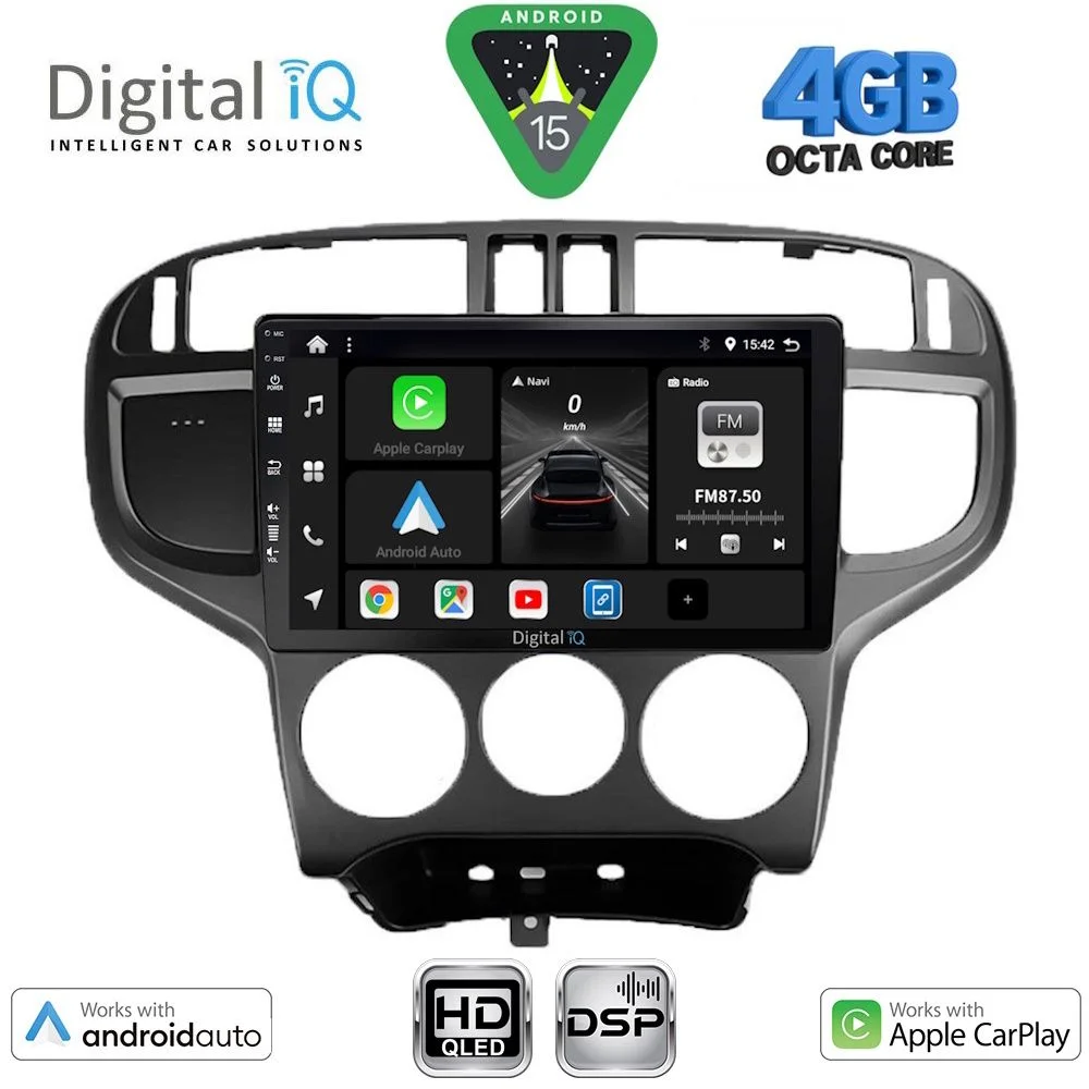 Φωτογραφία προϊόντος: DIGITAL IQ BXF 16240_CPAA (9inc) MULTIMEDIA TABLET for HYUNDAI MATRIX mod. 2001-2010