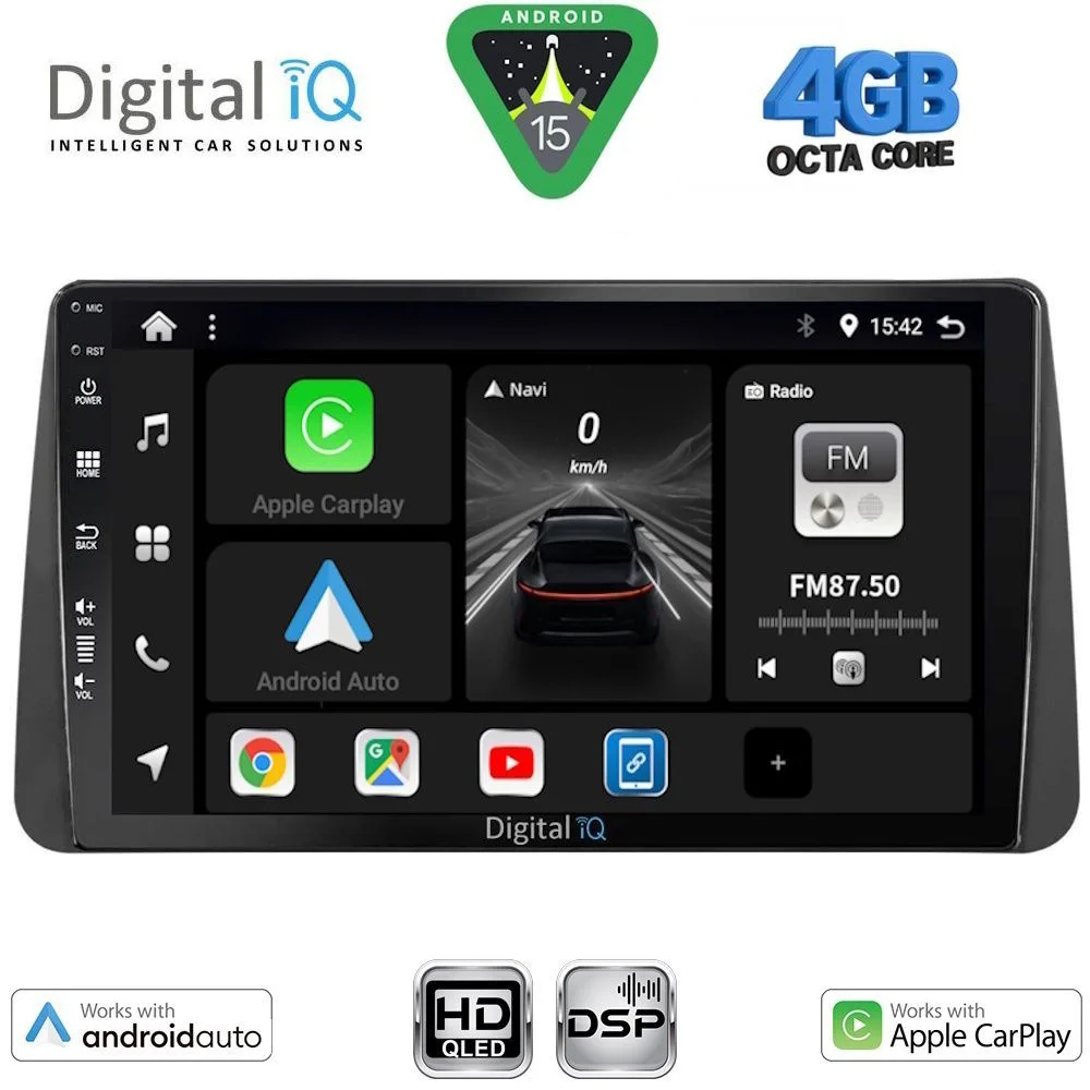 Φωτογραφία προϊόντος: DIGITAL IQ BXF 16149_CPAA DASH (9inc) MULTIMEDIA TABLET for FIAT TIPO mod. 2018-2023